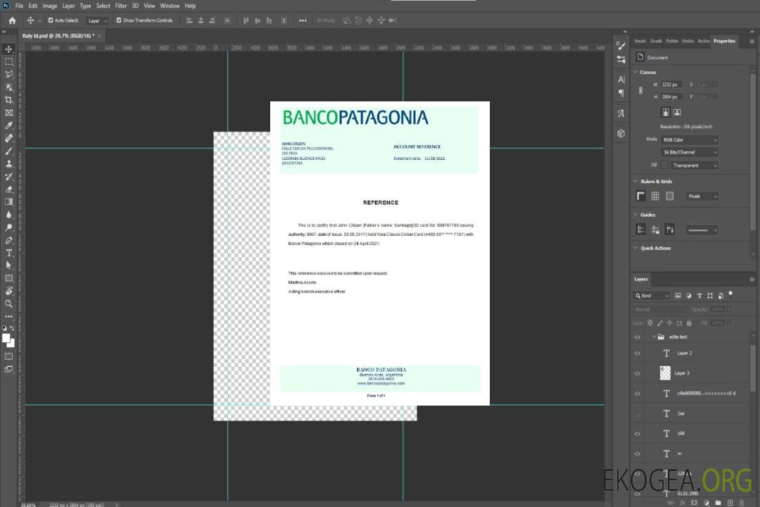 Référence Argentina , Bancopatagonia , closure template Référence Argentina , Bancopatagonia , closure template